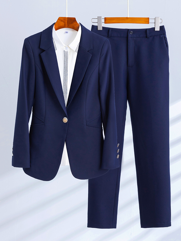 Women Formal Wear Blazer Set - Women Blue Navy Black Formal Blazer