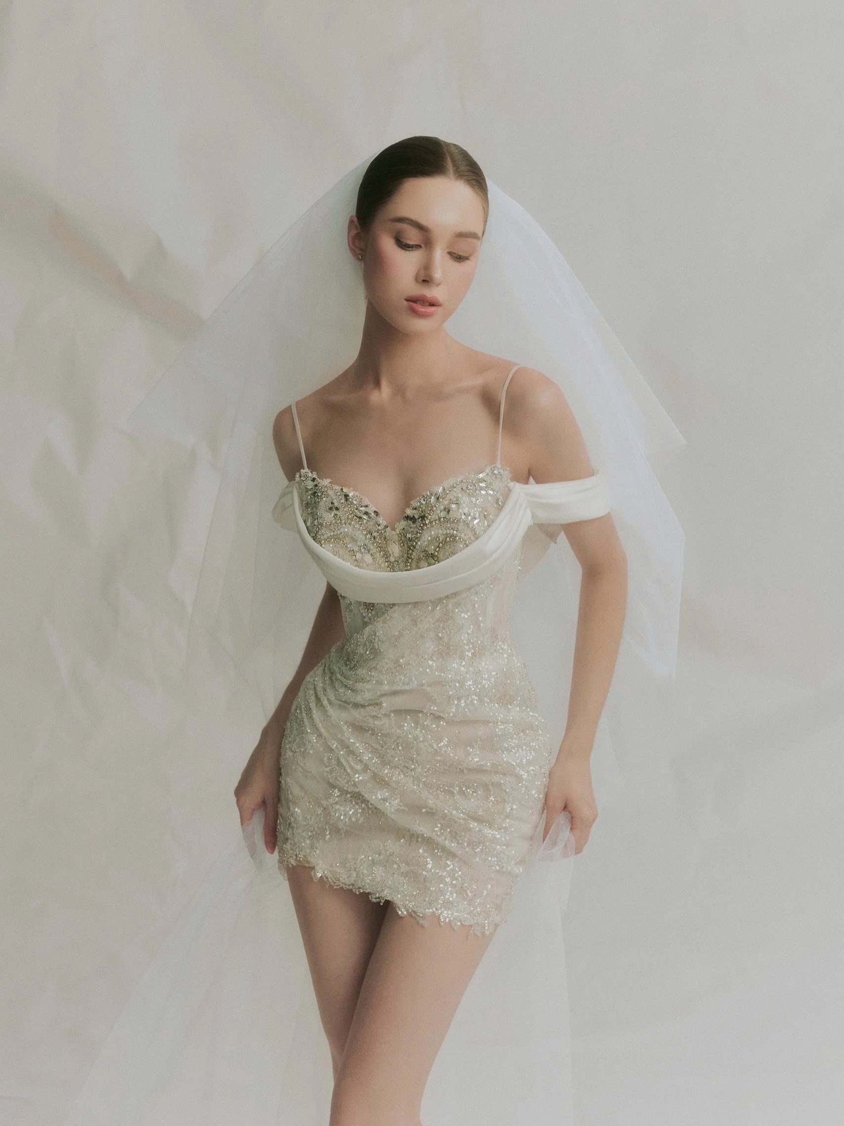 Ofherown Luxury White Sequin M - Women Luxury Formal Wear recension och pris