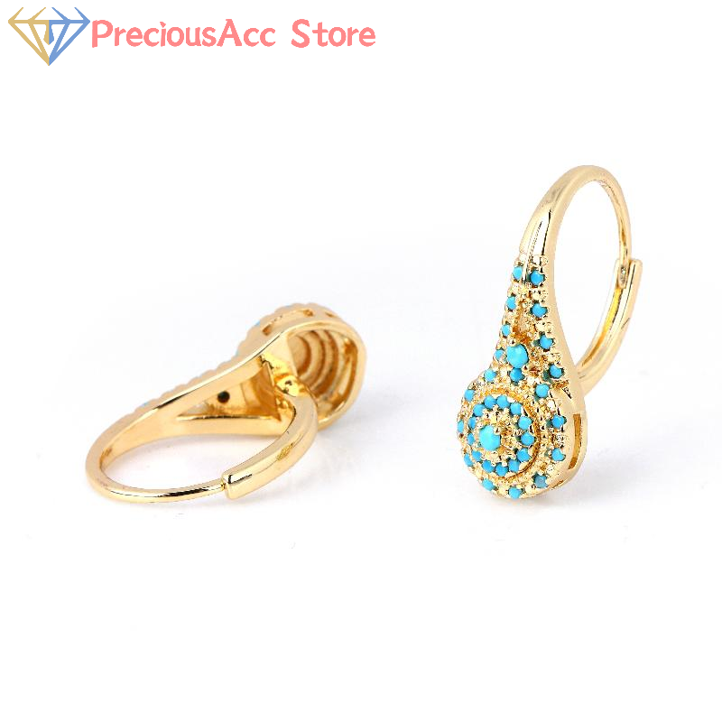 Turquoise Earrings Ethnic Styl - Women Formal Wear Ethnic recension och pris