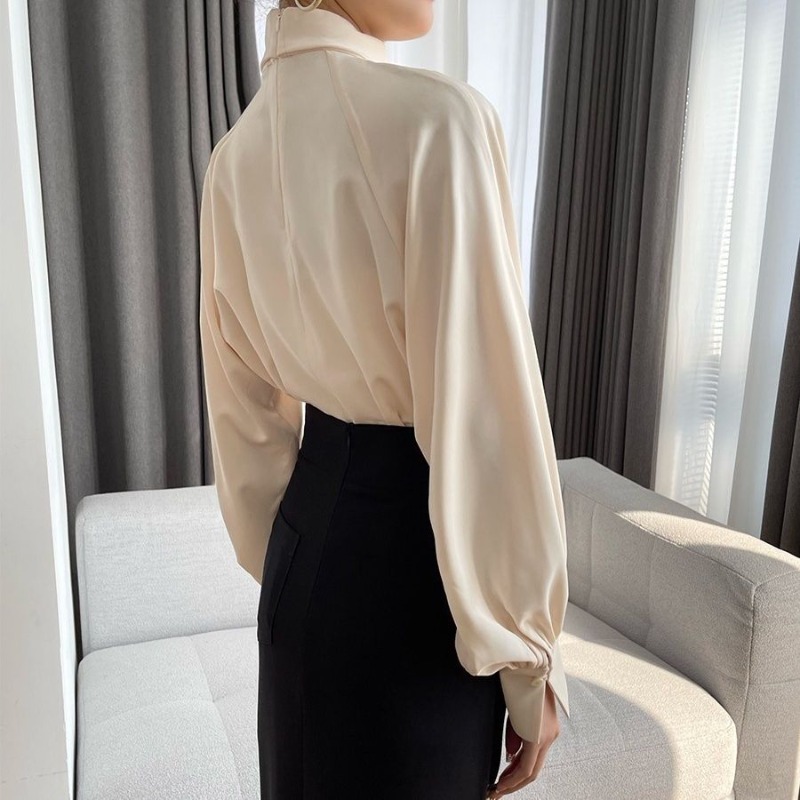 Lantern Sleeve Women's Shirt a - Women Formal Wear Sale recension och pris