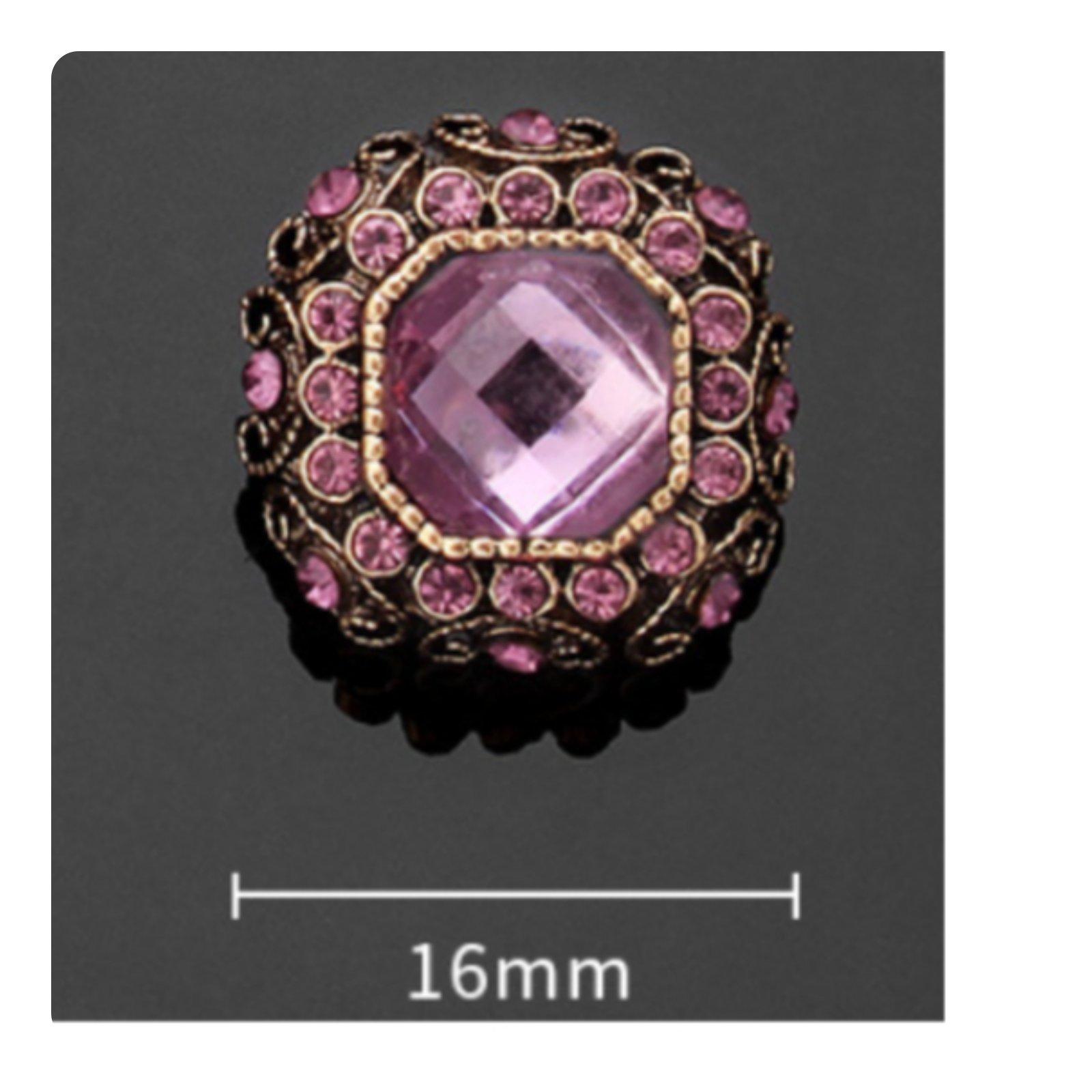 Luxury Rhinestone Button Shank - Tailored Coat Wool recension och pris