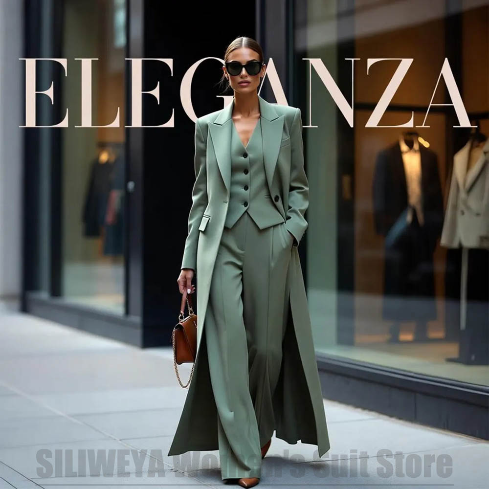 Chic Women's Suit Set Three Pi - Women Formal Wear Blazer Set recension och pris