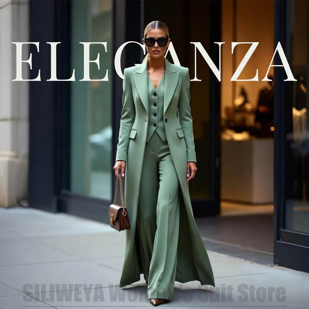 Chic Women's Suit Set Three Pi - Women Formal Wear Blazer Set recension och pris