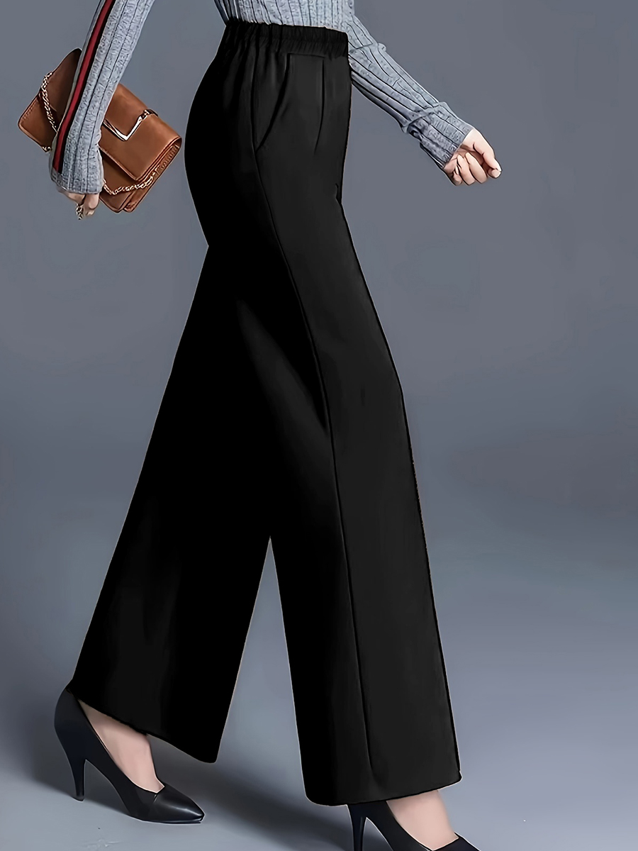 Women High Waist Wide Leg Pant - Women'S Formal Wear Plus Size recension och pris