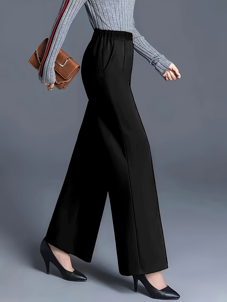 Women High Waist Wide Leg Pant - Women'S Formal Wear Plus Size recension och pris