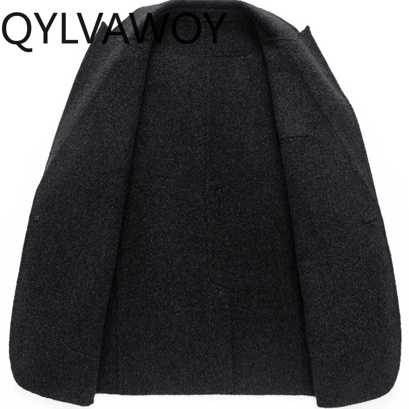 QYLVAWOY 100% Wool Men Jacket  - Tailored Coat Wool recension och pris
