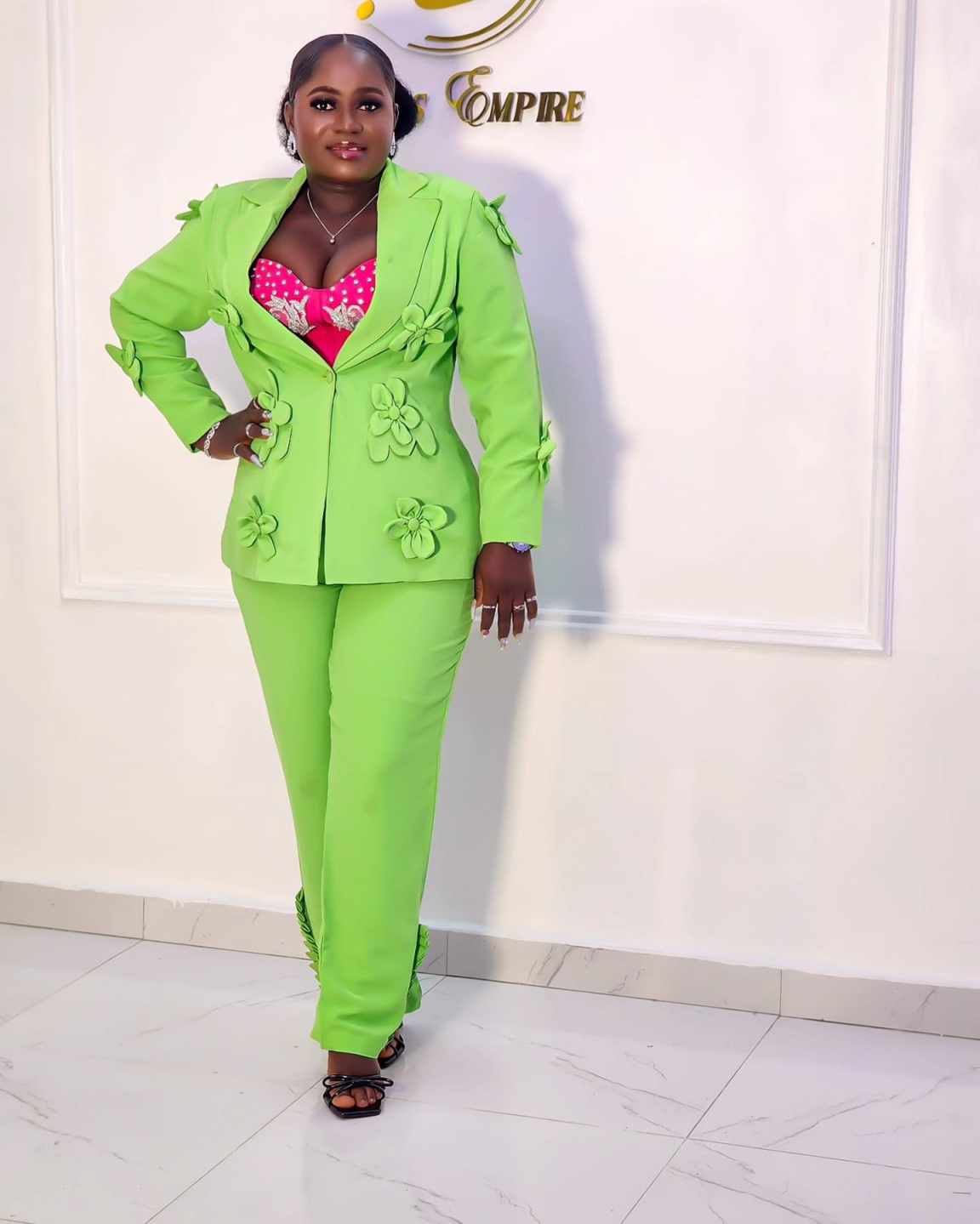 Plus Size Green Women Blazer S - Women'S Formal Wear Plus Size recension och pris
