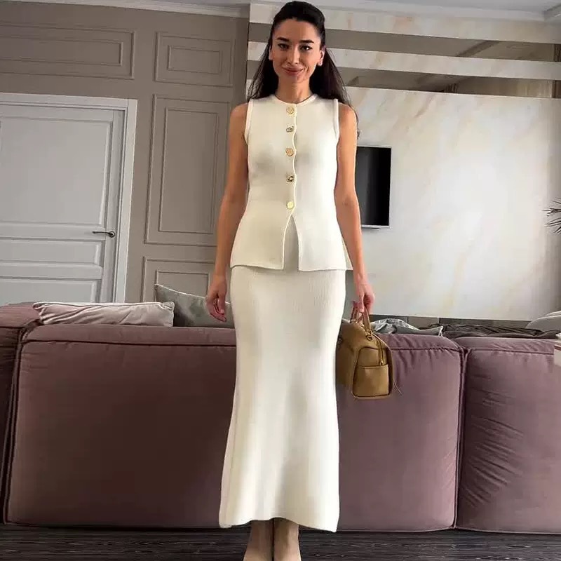 Round-neck Single-breasted Sle - Women Formal Wear Office recension och pris