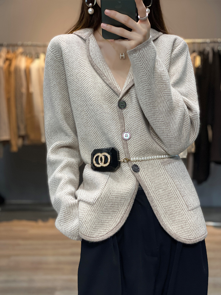 Autumn Winter Women Pure Cashm - Tailored Coat Wool recension och pris