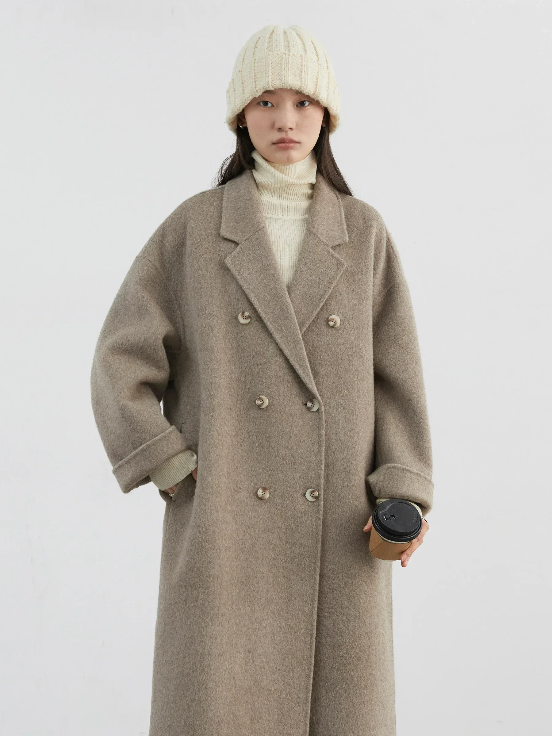 CHIC VEN Women Woolen Coat Dou - Tailored Coat Wool recension och pris