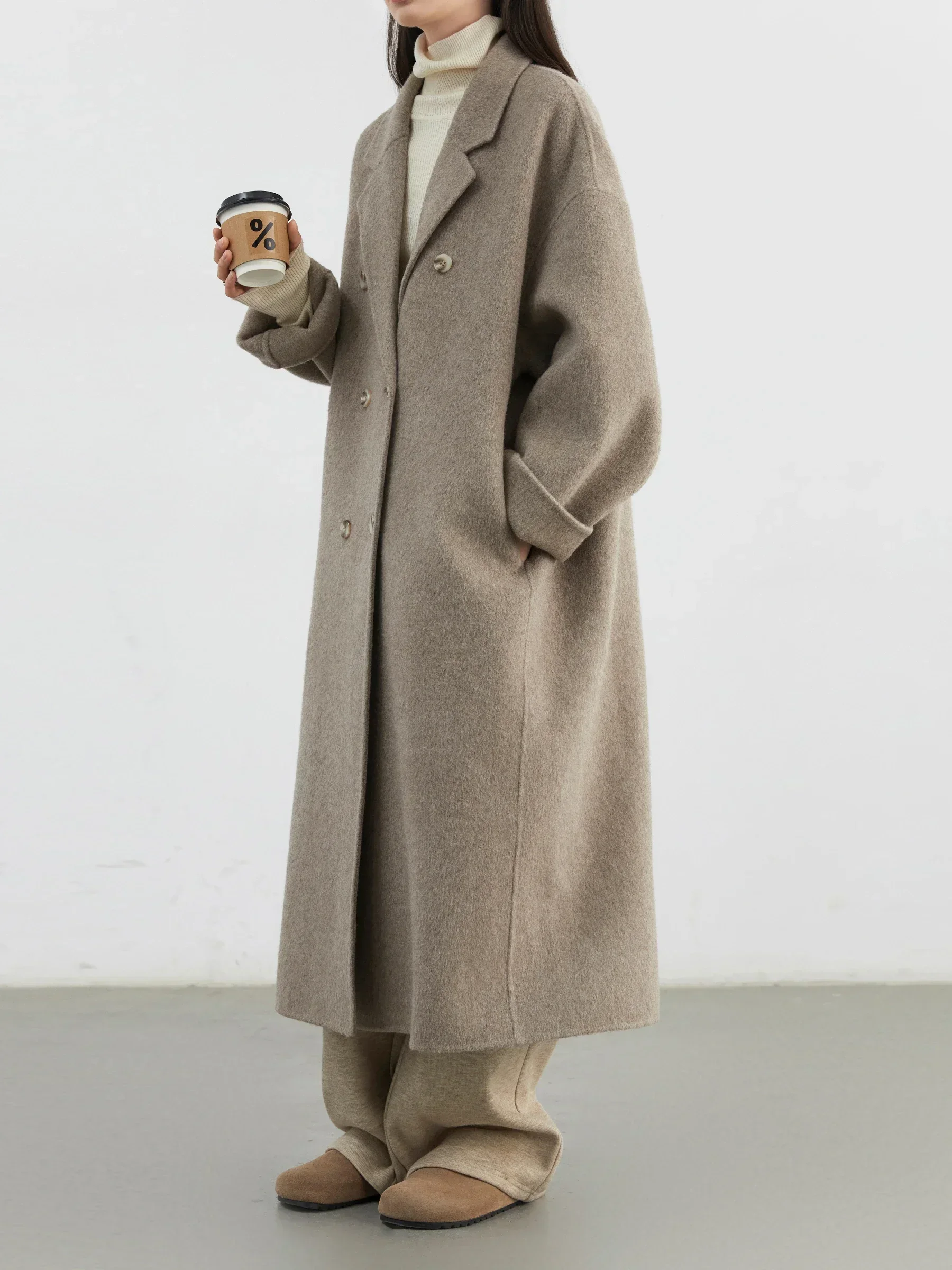 CHIC VEN Women Woolen Coat Dou - Tailored Coat Wool recension och pris