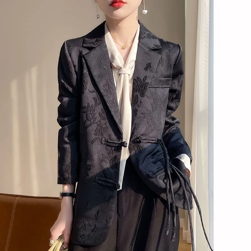 Women's White Textured Blazer  - Women Formal Wear Office recension och pris