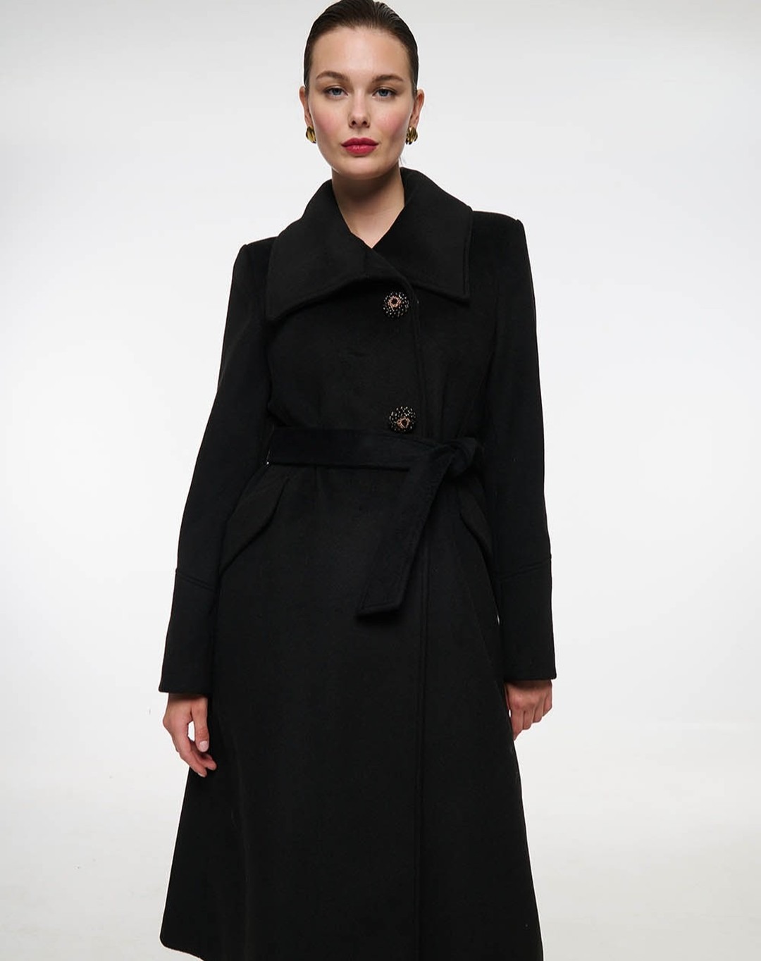 Vintage Black Stand Collar Wom - Women'S Formal Wear Plus Size recension och pris
