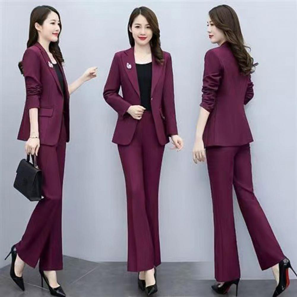 2 Pcs/Set Lady Formal Coat Pan - Women Formal Wear Office recension och pris